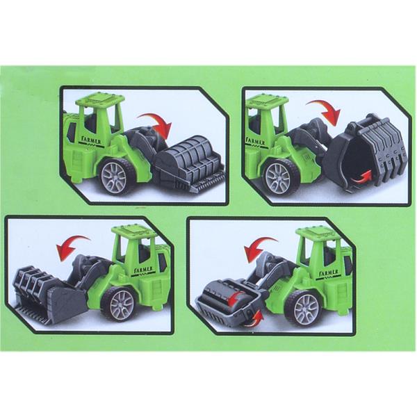 FARM HARVESTER SIMULATED FARMING SERIES CAR TOY (12 UNITS)