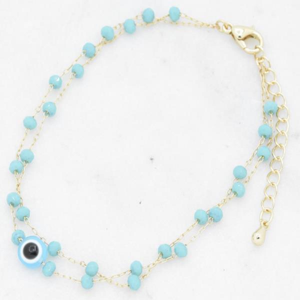 EVIL EYE BEAD BRACELET