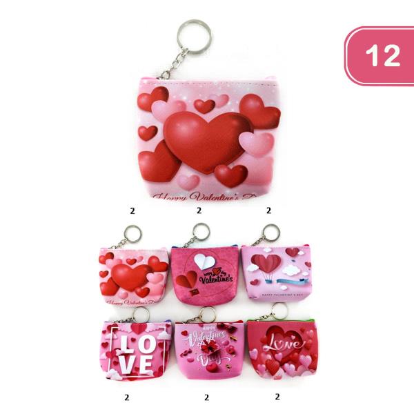 VALENTINES DAY COIN PURSE (12 UNIT)