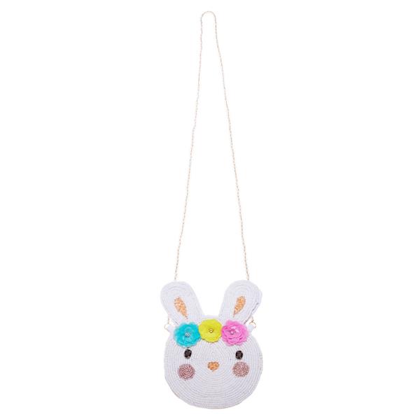 BUNNY SHAPED SEED BEAD BAG