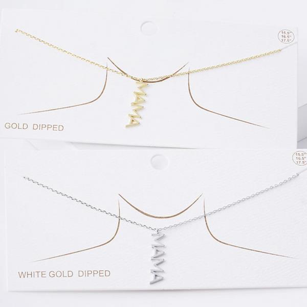 GOLD DIPPED MAMA NECKLACE