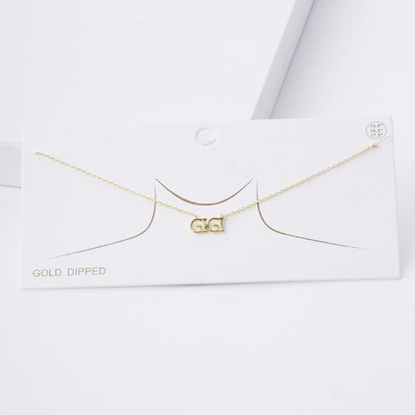 GOLD DIPPED GIGI DAINTY NECKLACE
