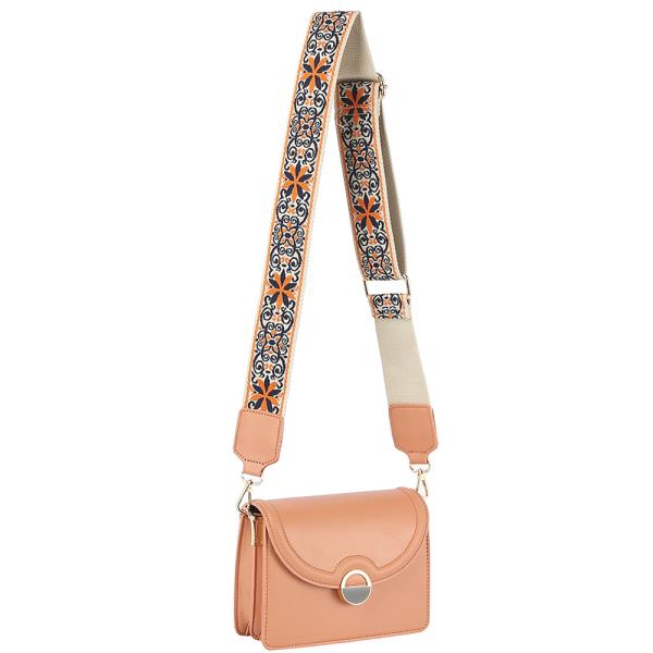 MODERN SMOOTH CROSSBODY BAG W GUITAR STRAP