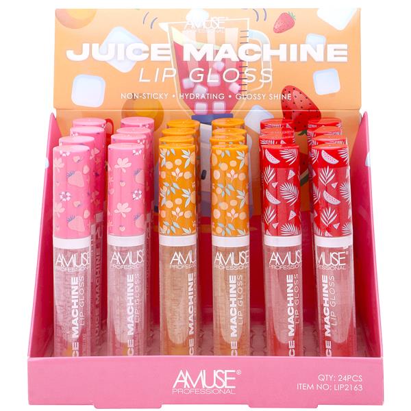 AMUSE JUICE MACHINE LIP GLOSS (24 UNITS)