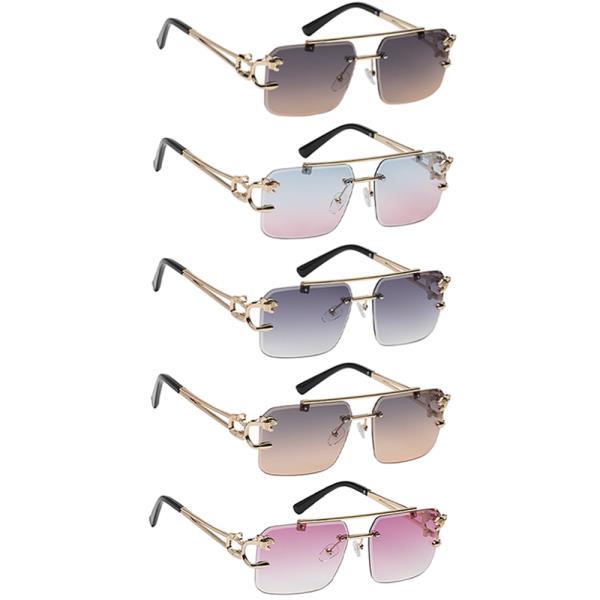 MODERN FASHION SQUARE SUNGLASSES 1DZ