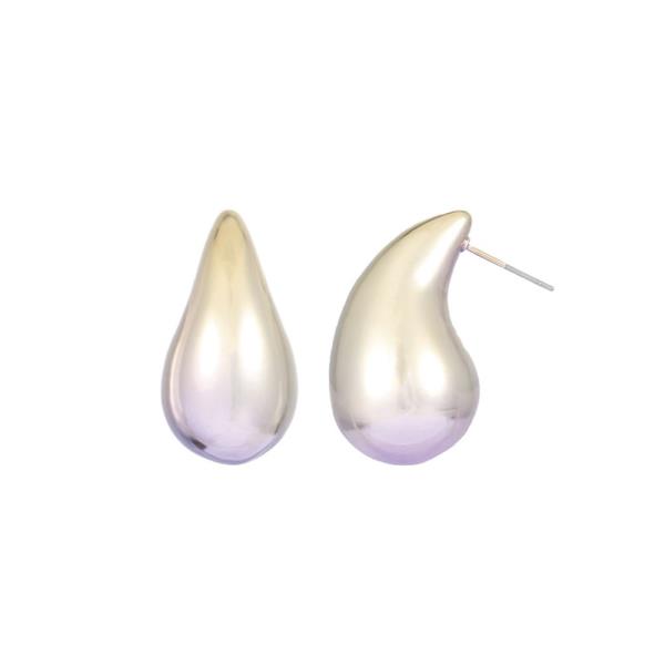 OMBRE 25MM TEARDROP EARRING