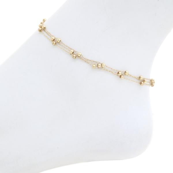 BALL BEAD DANITY CHAIN METAL LAYERED ANKLET