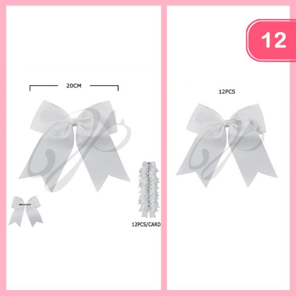 HAIR BOW CLIP (12 UNITS)