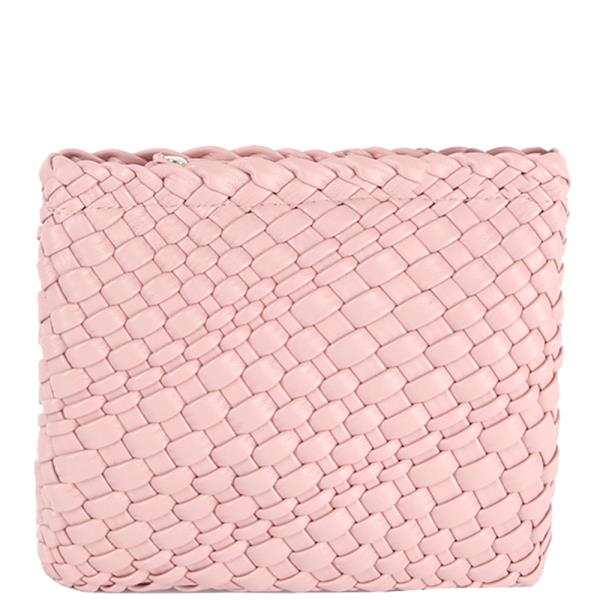 STYLISH TEXTURE ZIPPER CROSSBODY BAG
