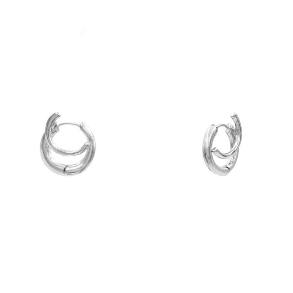 METAL HOOP EARRING