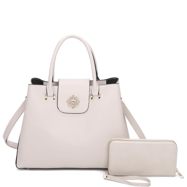 2IN1 DESIGN FASHION SATCHEL BAG WITH WALLET SET