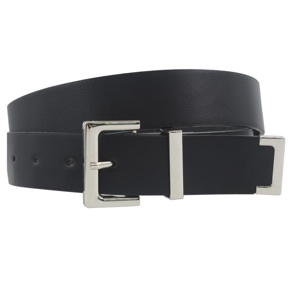 SIMPLE SQUARE BUCKLE WITH TIP BELT