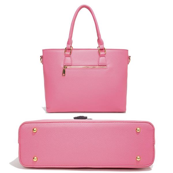 3IN1 SMOOTH SATCHLE W CROSSBODY AND WALLET SET