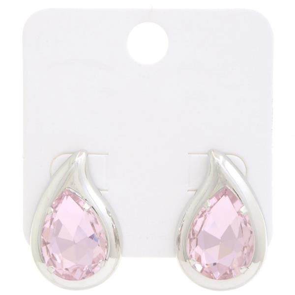 TEARDROP RHINESTONE EARRING