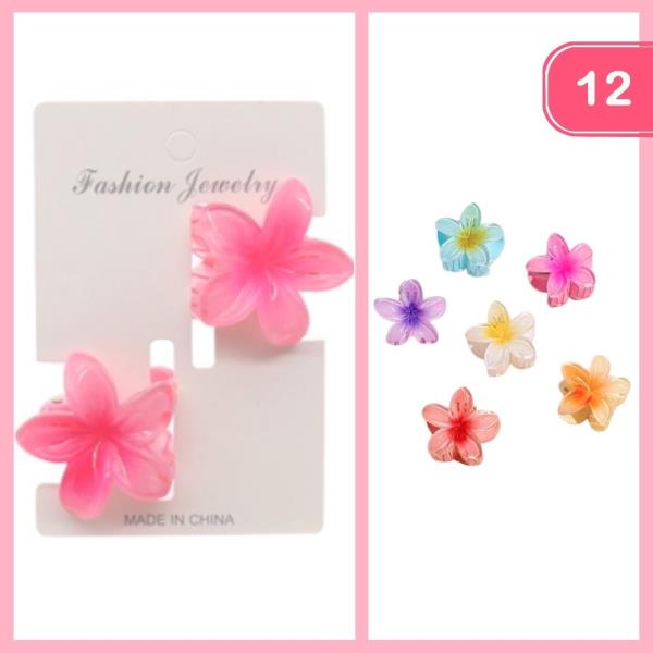 FLOWER CLAW CLIP (12 UNIT)