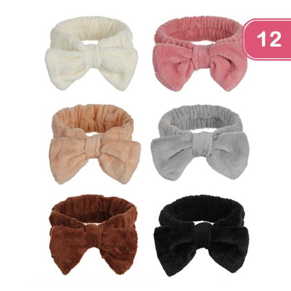 FACIAL MAKEUP HEADBAND (12 UNITS)