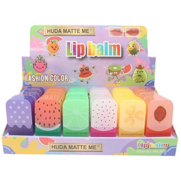 HUDA MATTE ME LIP BALM (24 UNITS)
