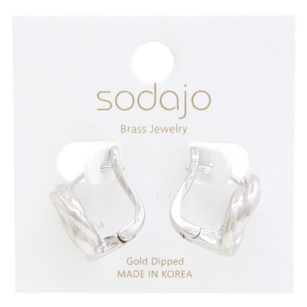 SODAJO CIRCLE GOLD DIPPED EARRING