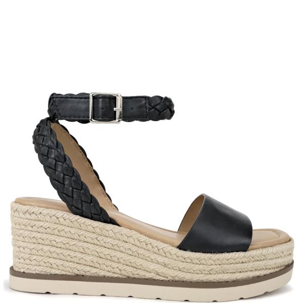 ESPADRILL MEDIUM WEDGE W BRAIDED ANKLE STRAP 16 PAIRS