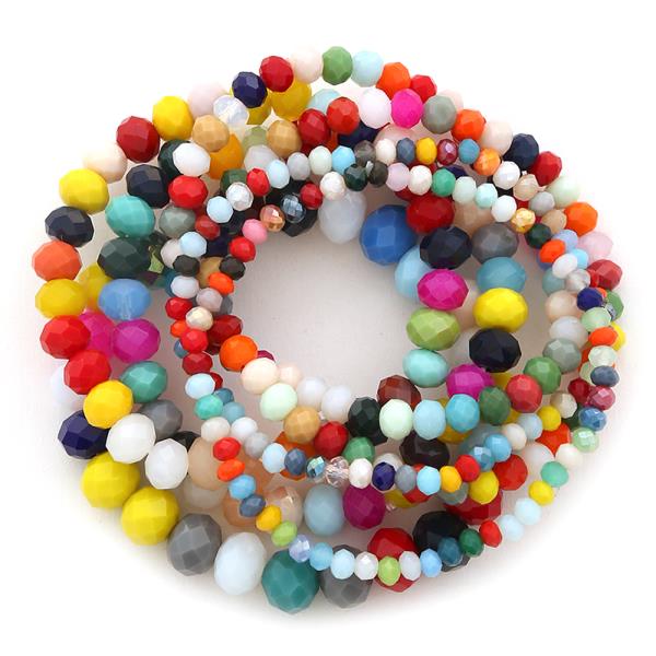 ASSORTED BEADED BRACELET