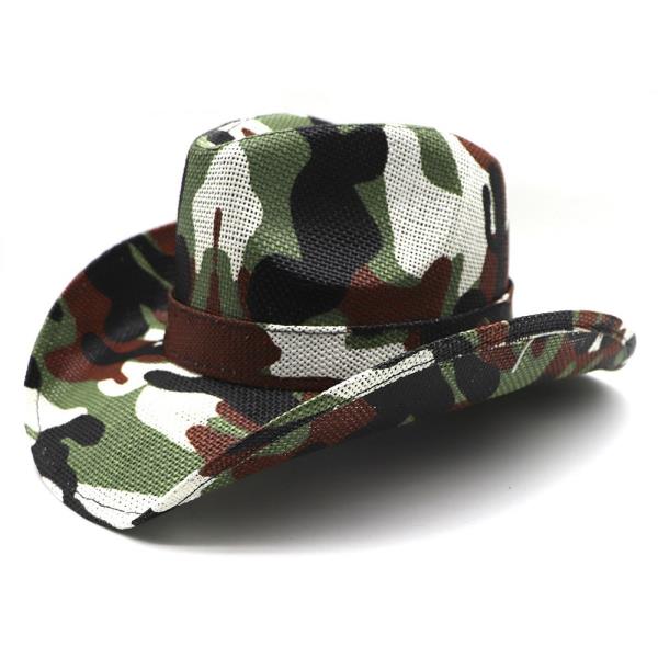 CAMOUFLAGE COWBOY HAT