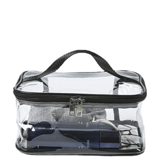 CLEAR EDGE BLACK LINE COSMETIC POUCH BAG