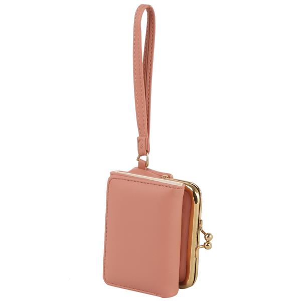 STYLISH FASHION SNAP ZIPPER HAND STRAP CLUTCH WALLET