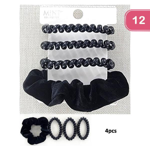 COIL SCRUNCHIE SET (12 UNITS)