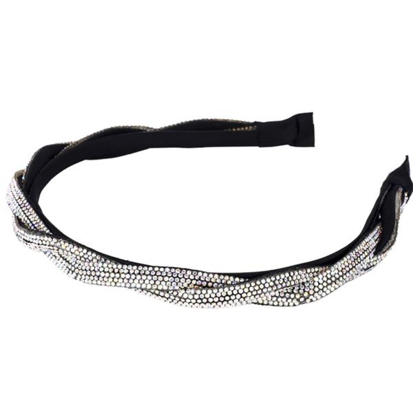 RHINESTONE BRAID HEADBAND