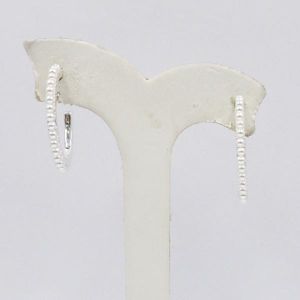 PEARL ROUND HOOP EARRINGS