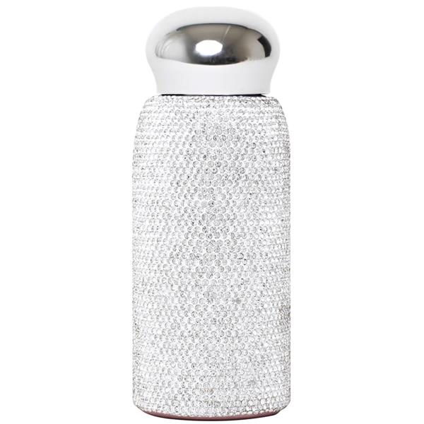 BEJEWELED BLING STAINLESS STEEL INSULATED VACCUM FLASK WATER BOTTLE