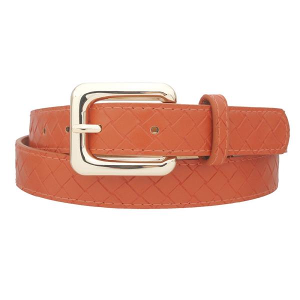 ROUNDED SQUARE WEAVE STRAP BELT