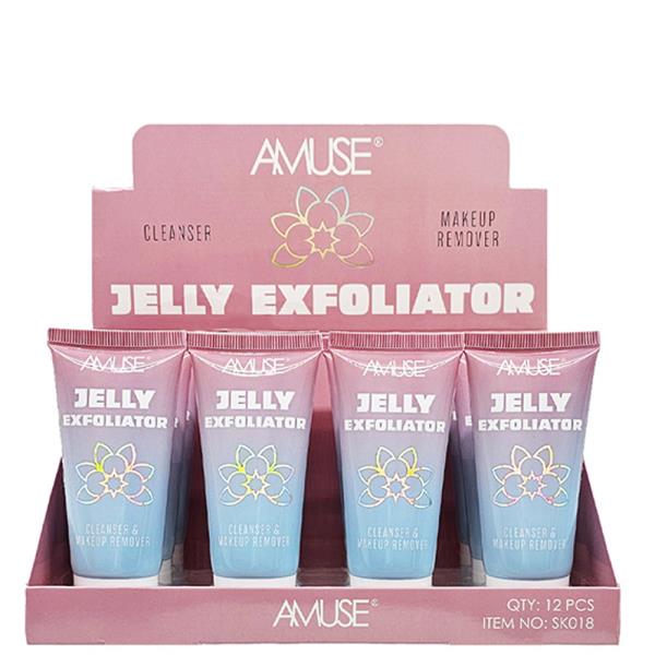 AMUSE JELLY EXFOLIATOR CLEANSER & MAKEUP REMOVER (12 UNITS)