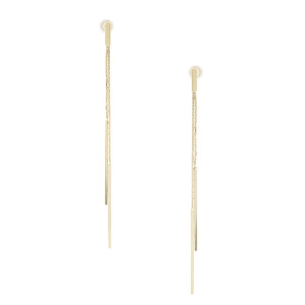 SODAJO BRASS GOLD DIPPED  EARRING