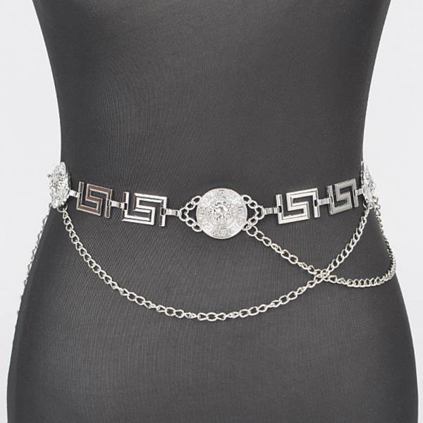 METAL PLUS SIZE CHAIN BELT