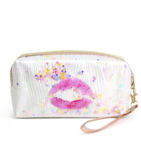 GLITTER SHAKER KISS LIP POUCH