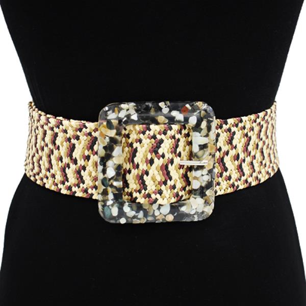 COLOR SQUARE ELASTIC BELT