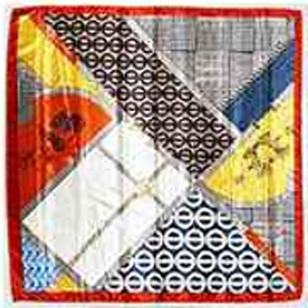 MULTI PATTERN SILKY NECK SCARF