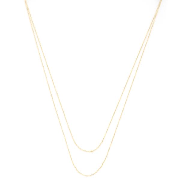 SODAJO DAINTY LINK GOLD DIPPED NECKLACE