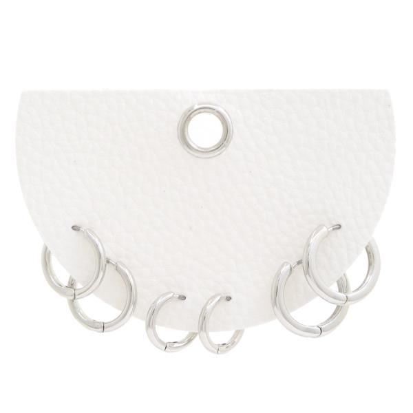 MINI HOOP ASSORTED EARRING SET