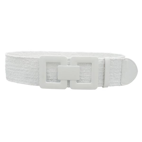 PLUS COLOR COATED CLASP ELASTIC STRAW BELT
