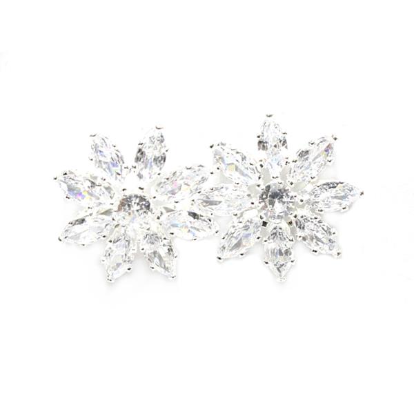 RHINESTONE & CRYSTAL STONE POST EARRING