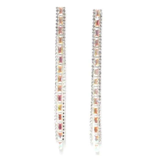 RHINESTONE DROP EARRING