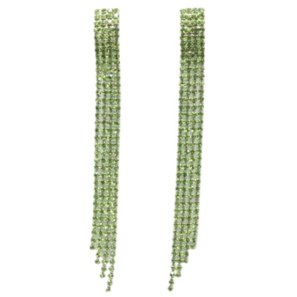 RHINESTONE 4 LINE DROP EARRING
