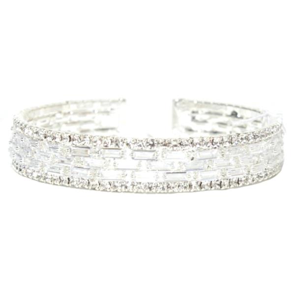 RHINESTONE CUFF BRACELET