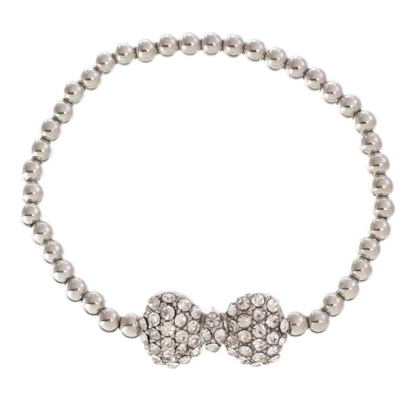 METAL RIBBON STRETCH BRACELET