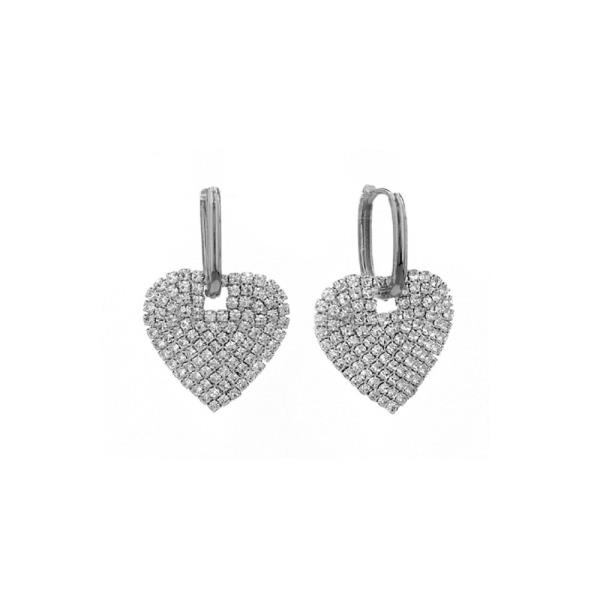 HEART RHINESTONE EARRING