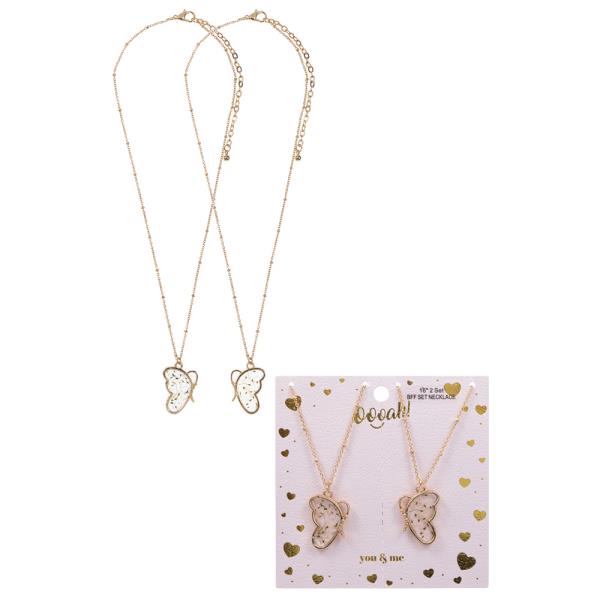 YOU & ME BFF BEST FRIENDS FOREVER NECKLACE SET