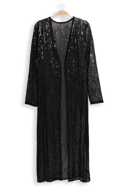 SEQUIN LONG COVER-UP