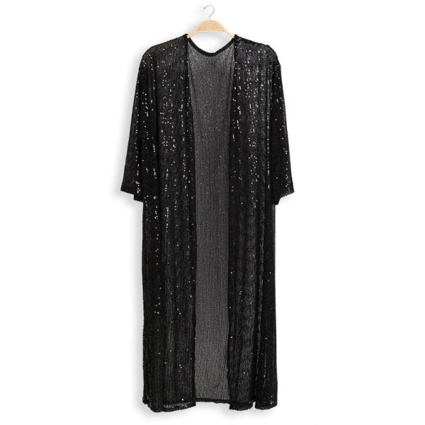 SEQUIN LONG COVER-UP
